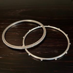 Brighton set of 2 bangle bracelets